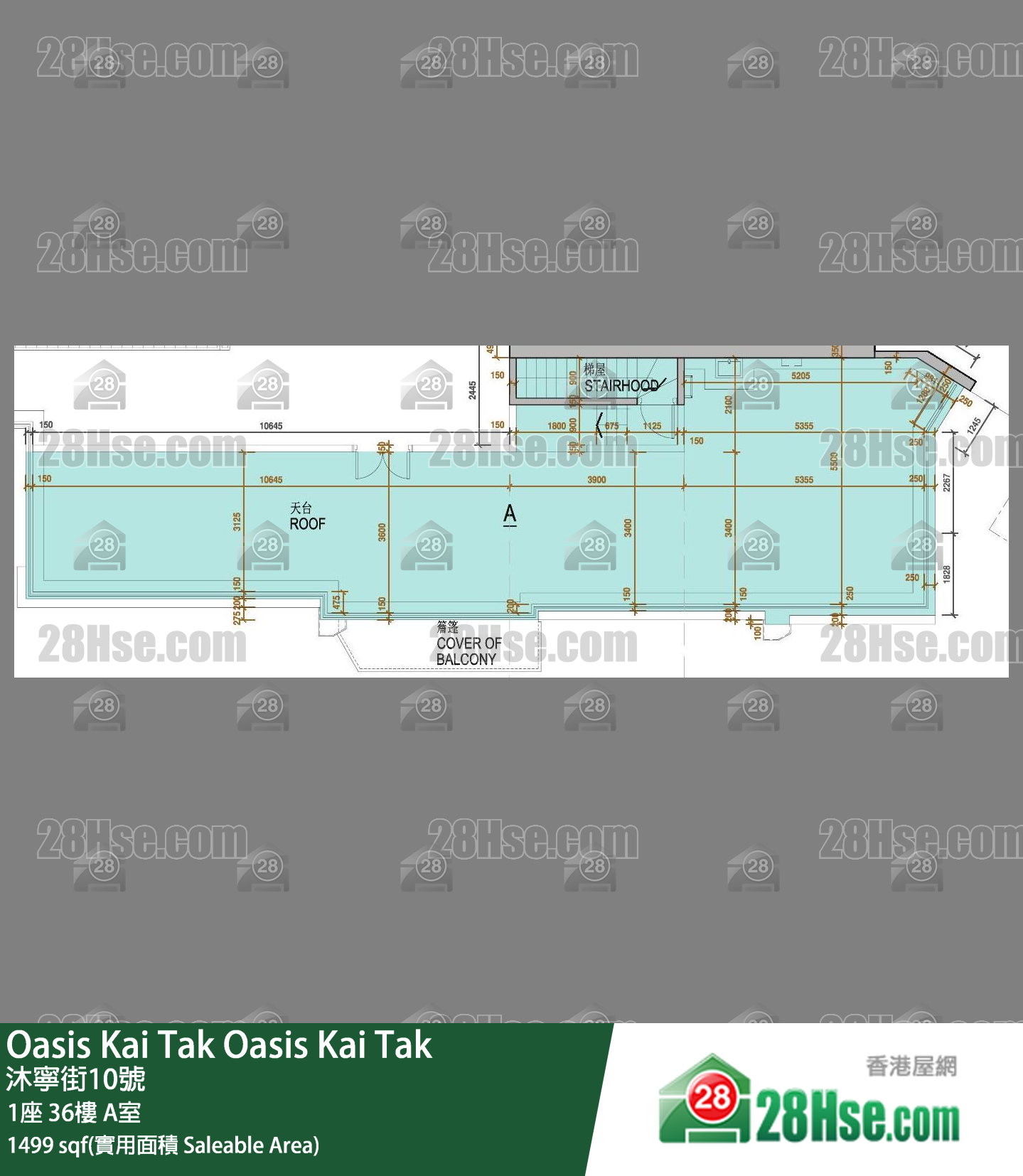 Oasis Kai Tak, Flat A, 36/F, Tower 1 FloorPlan