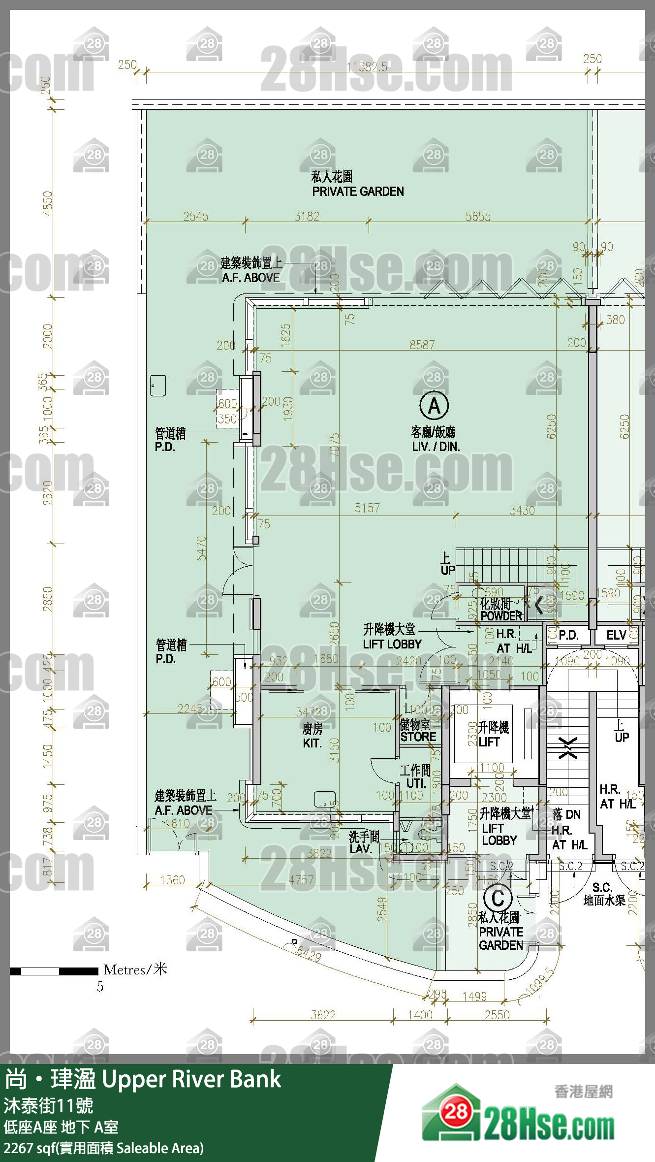 尚珒溋 低座A座地下 A室 平面圖