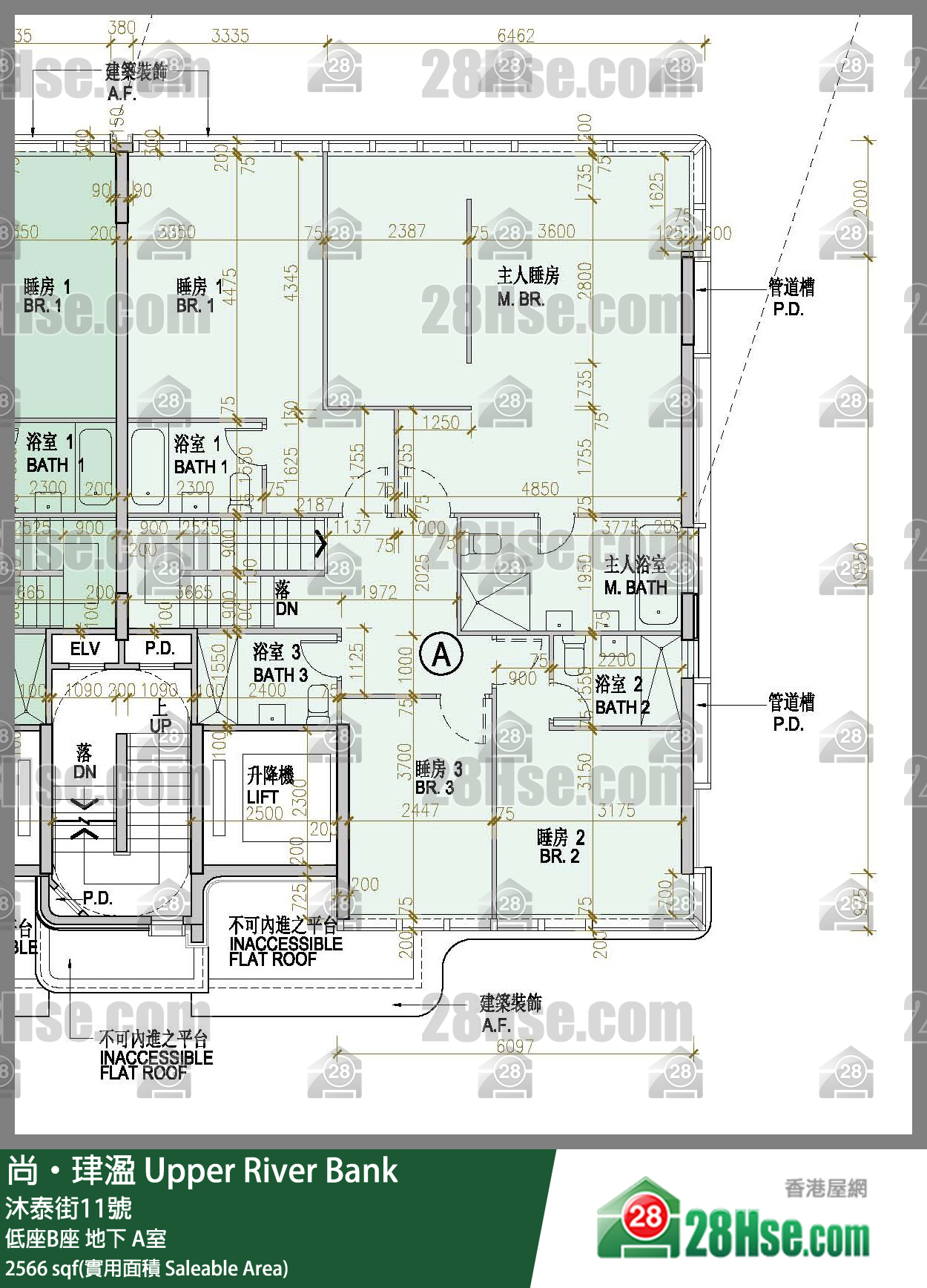 尚珒溋 低座B座地下 A室 平面圖