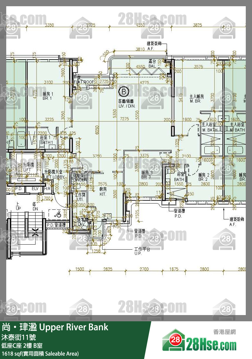 尚珒溋 低座C座 2樓 B室 平面圖