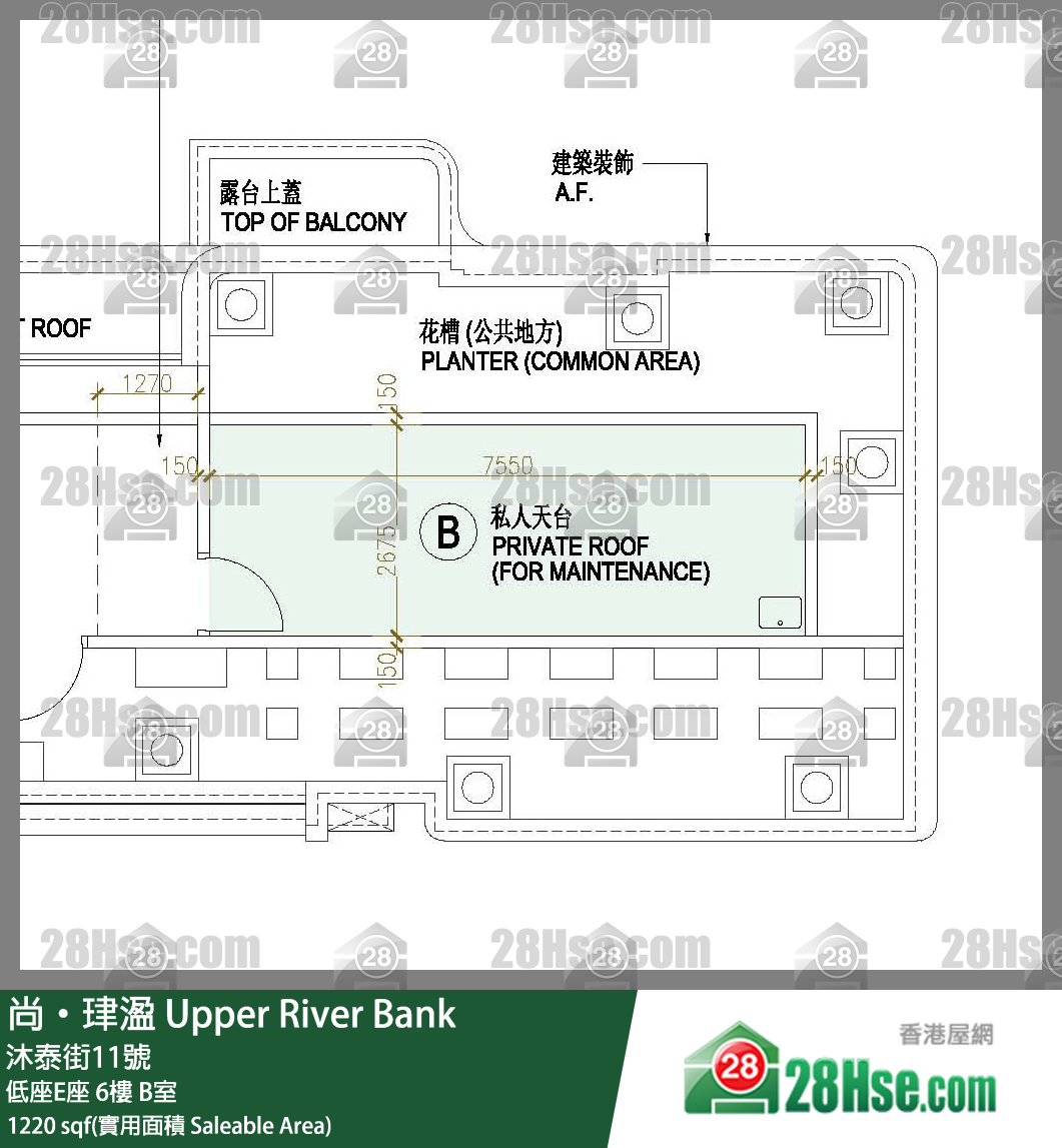 尚珒溋 低座E座 6楼 B室 平面图