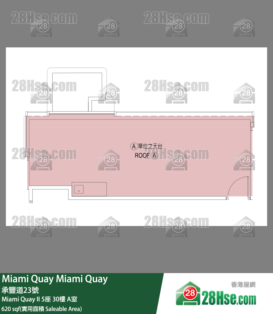 Miami Quay Miami Quay II5座30楼 A室 平面图