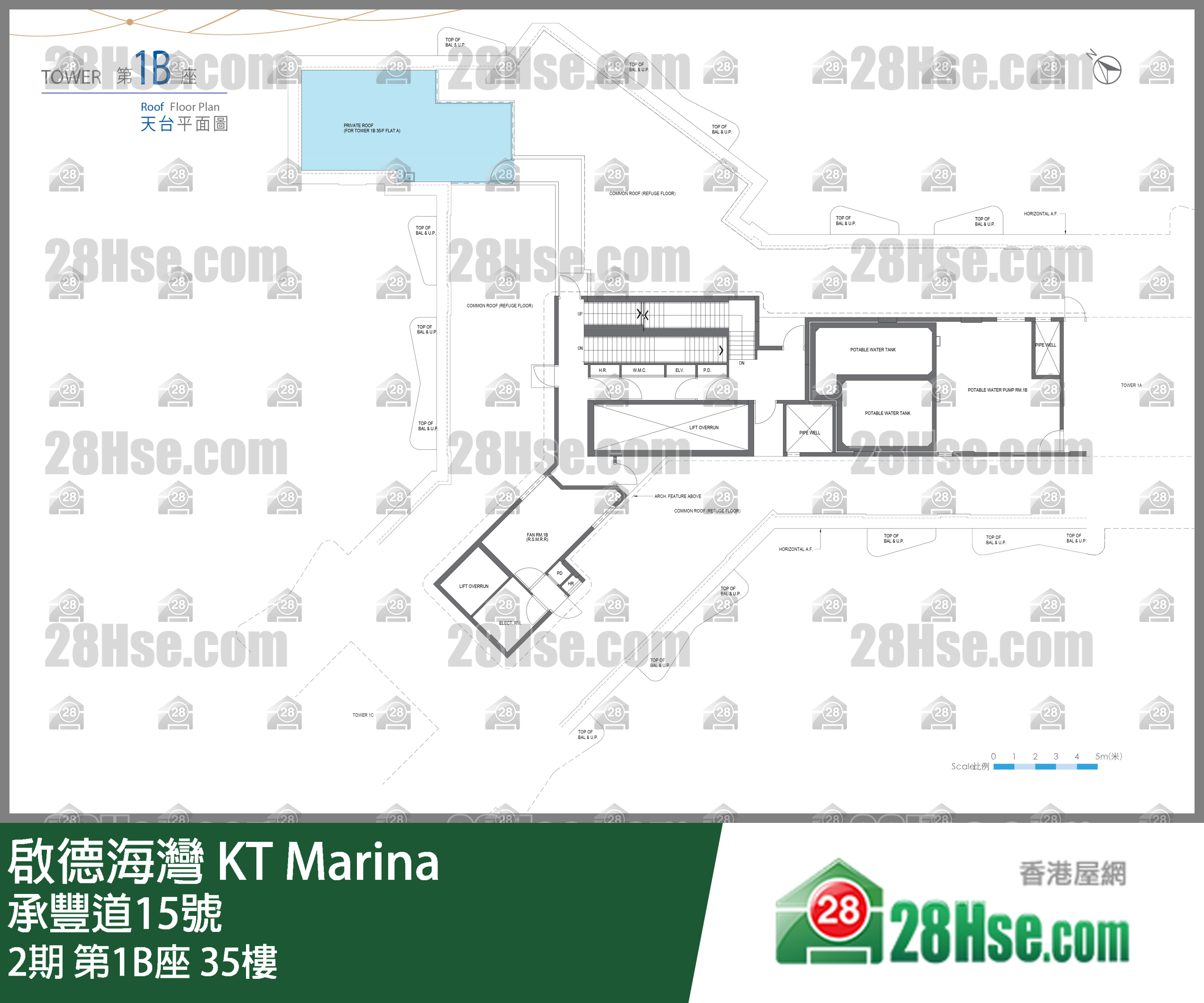 2期 第1B座 35樓 平面圖