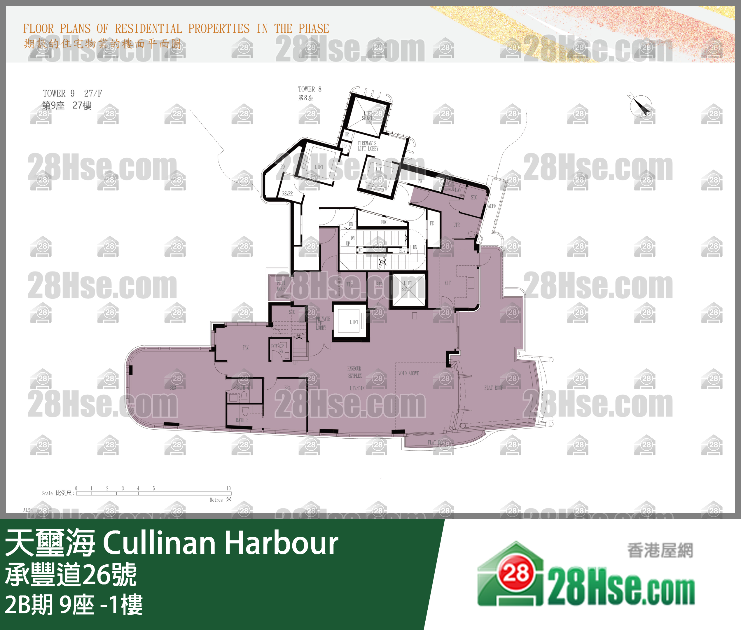 2B期 9座 -1楼 平面图