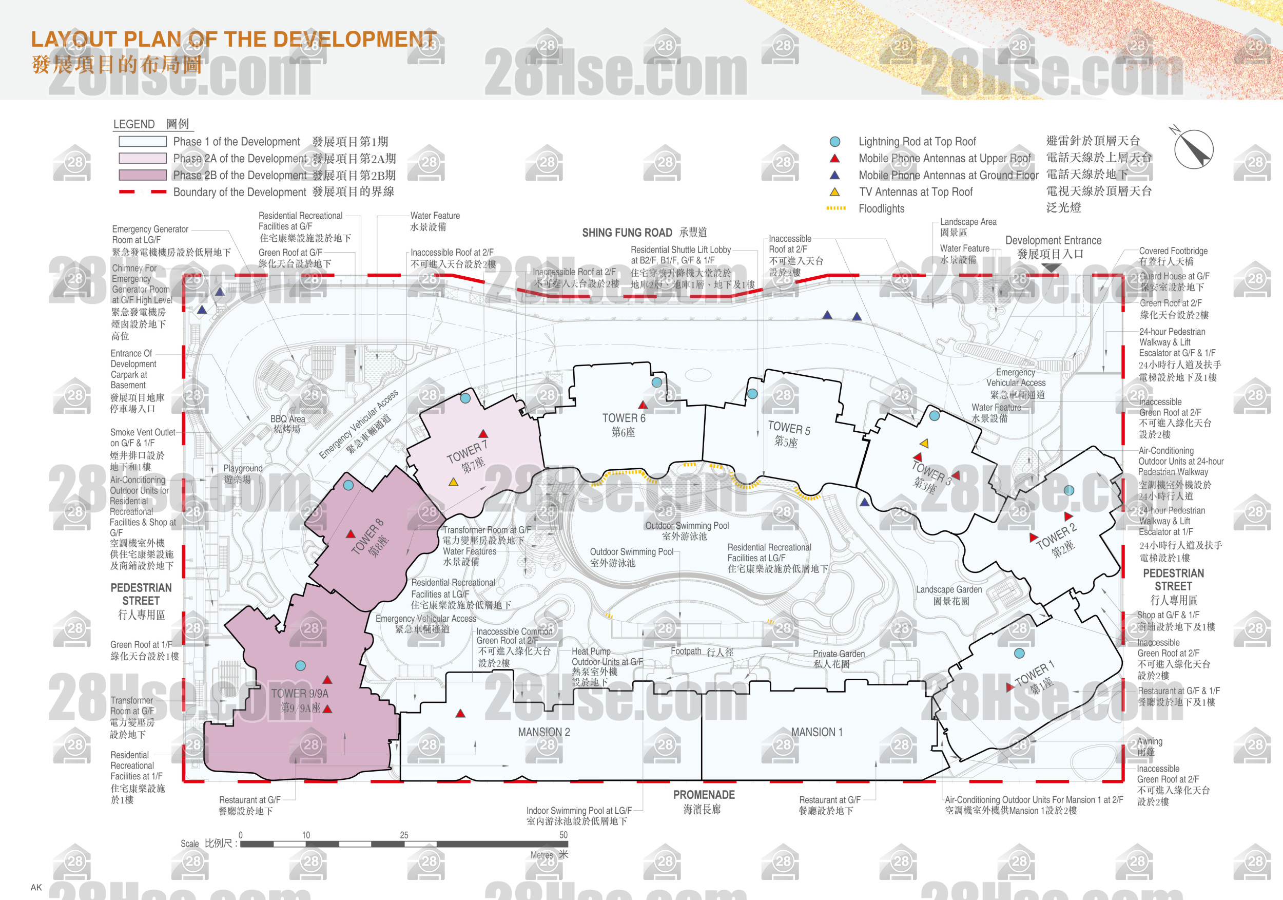 物业布局图 平面图