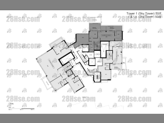 天璽天 2期 2期 第1座 49樓 平面圖