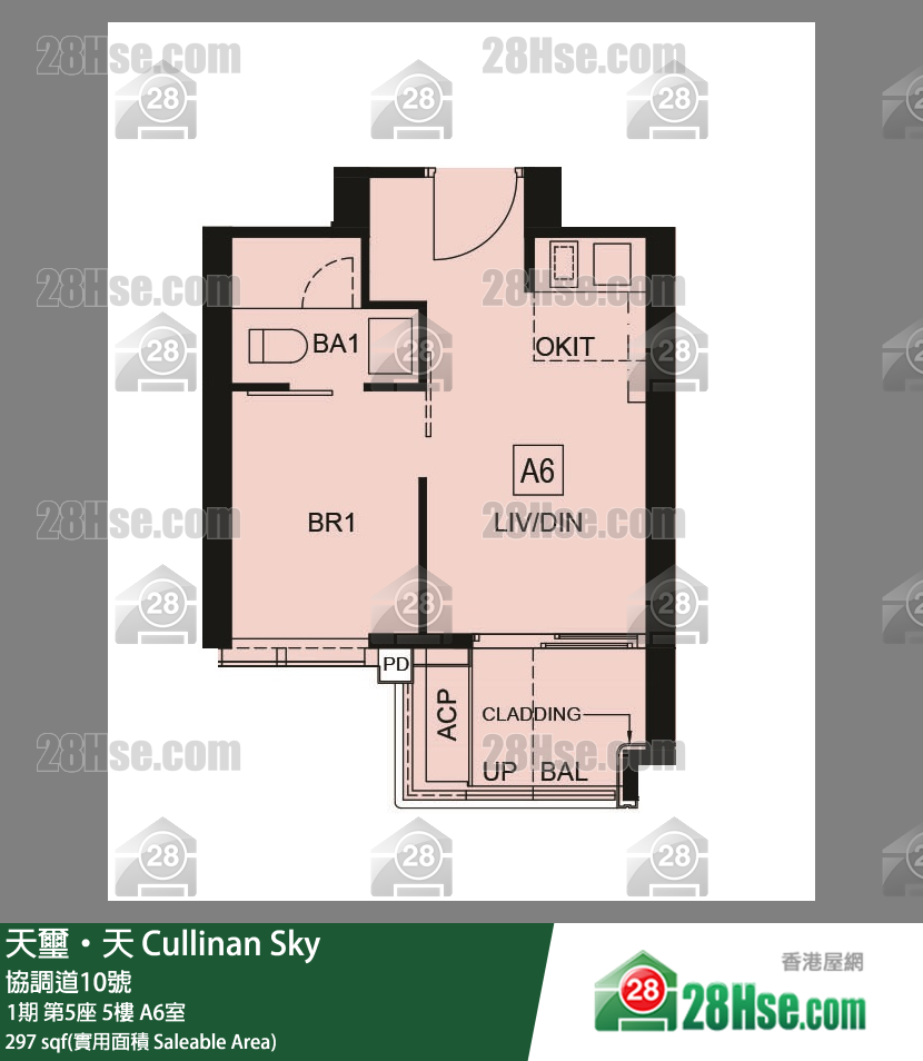 天璽天 單位平面圖(由 28Hse 提供) 天璽天 單位平面圖(由 28Hse 提供)