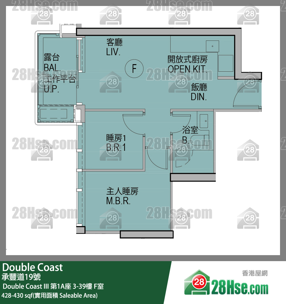 Double Coast Unit FloorPlan (Provided by 28Hse)
